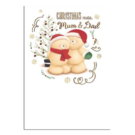 Mum & Dad Forever Friends Christmas Card